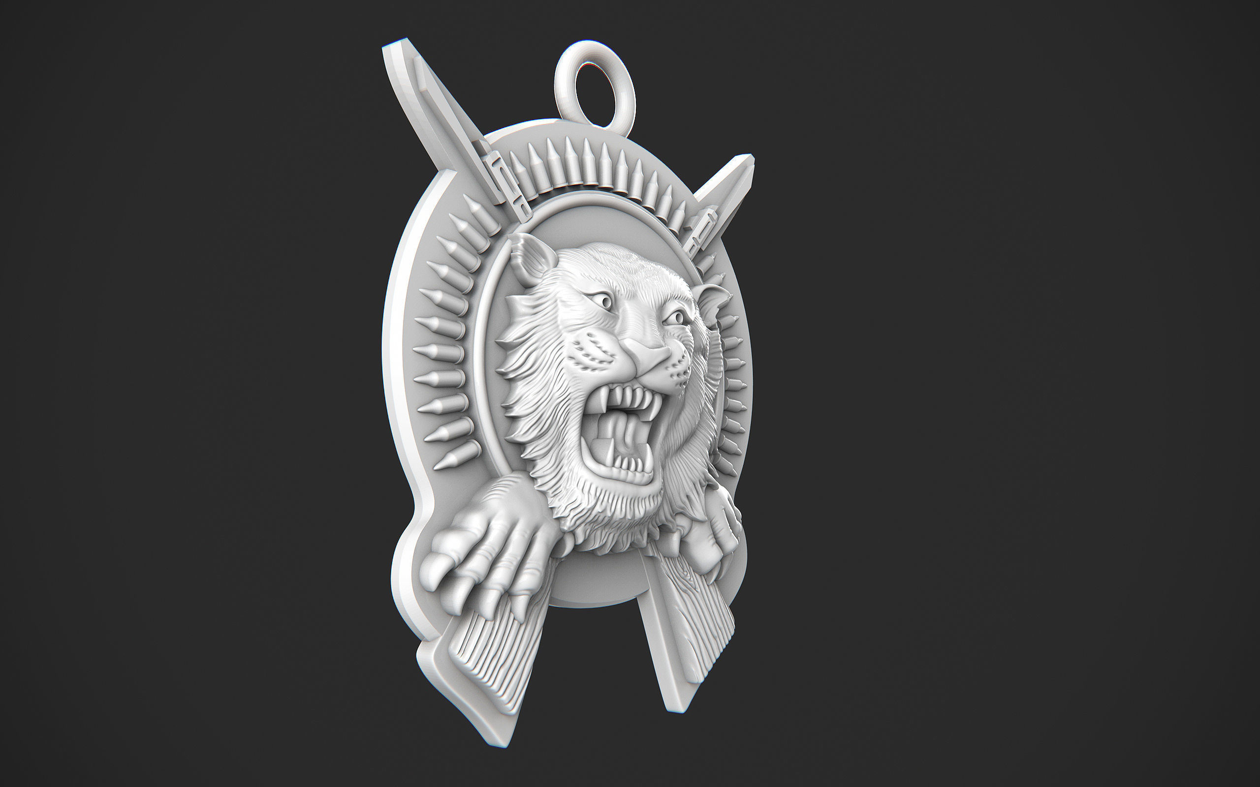 Tiger 3D print model_8