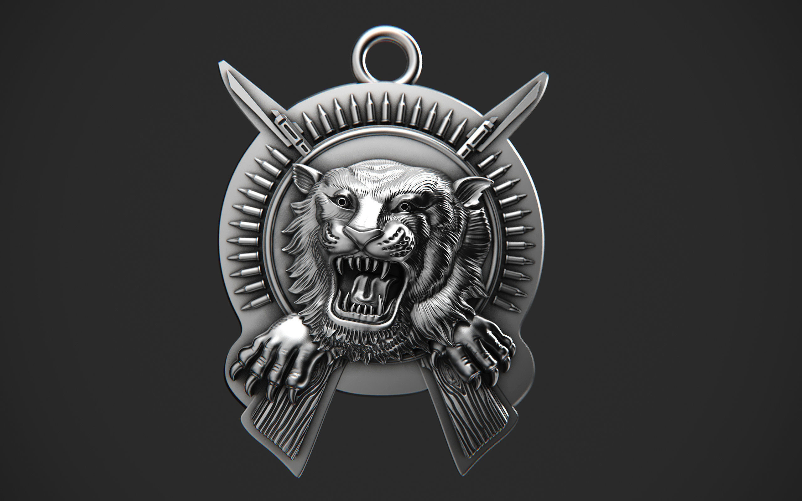 Tiger 3D print model_12