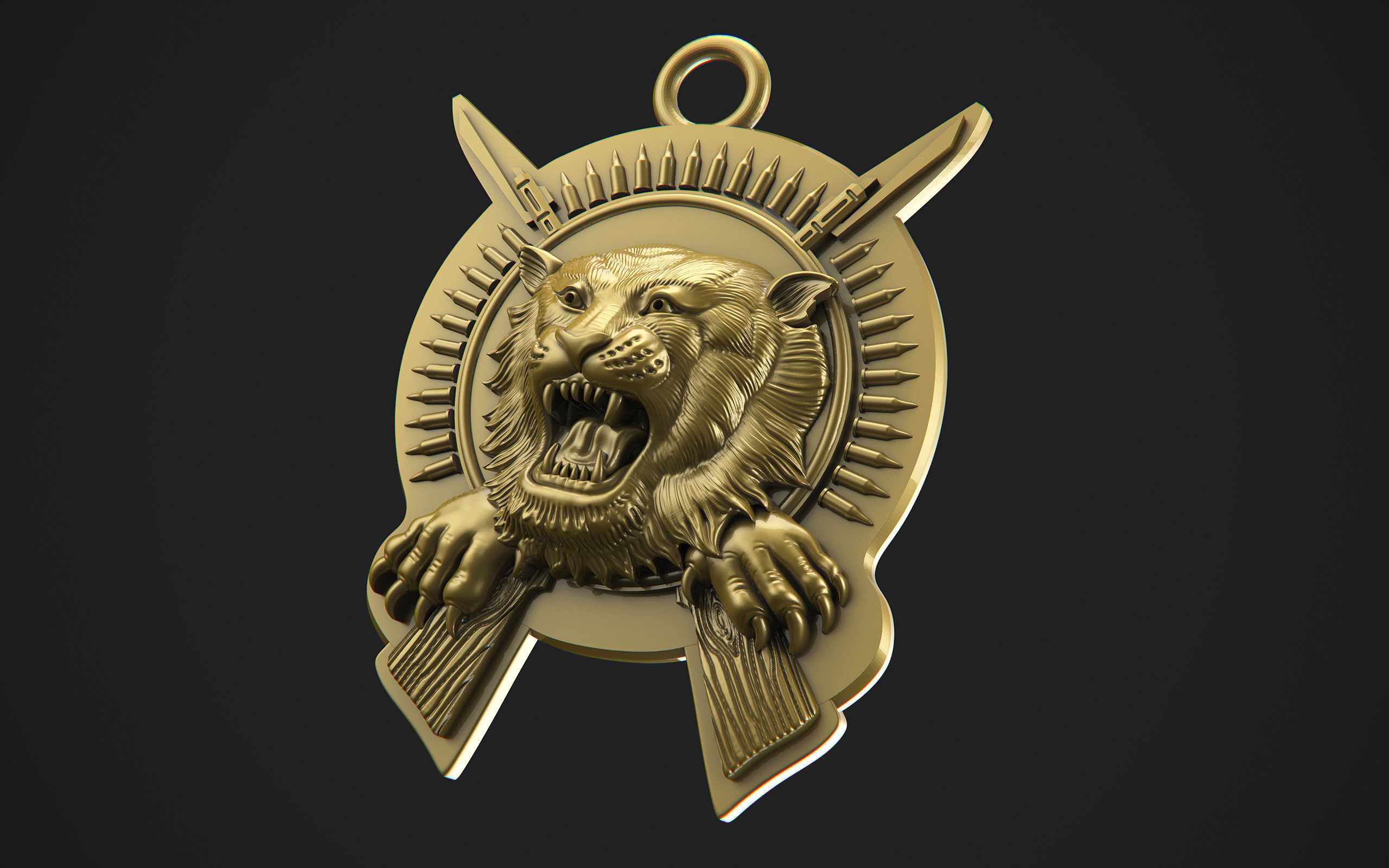 Tiger 3D print model_2
