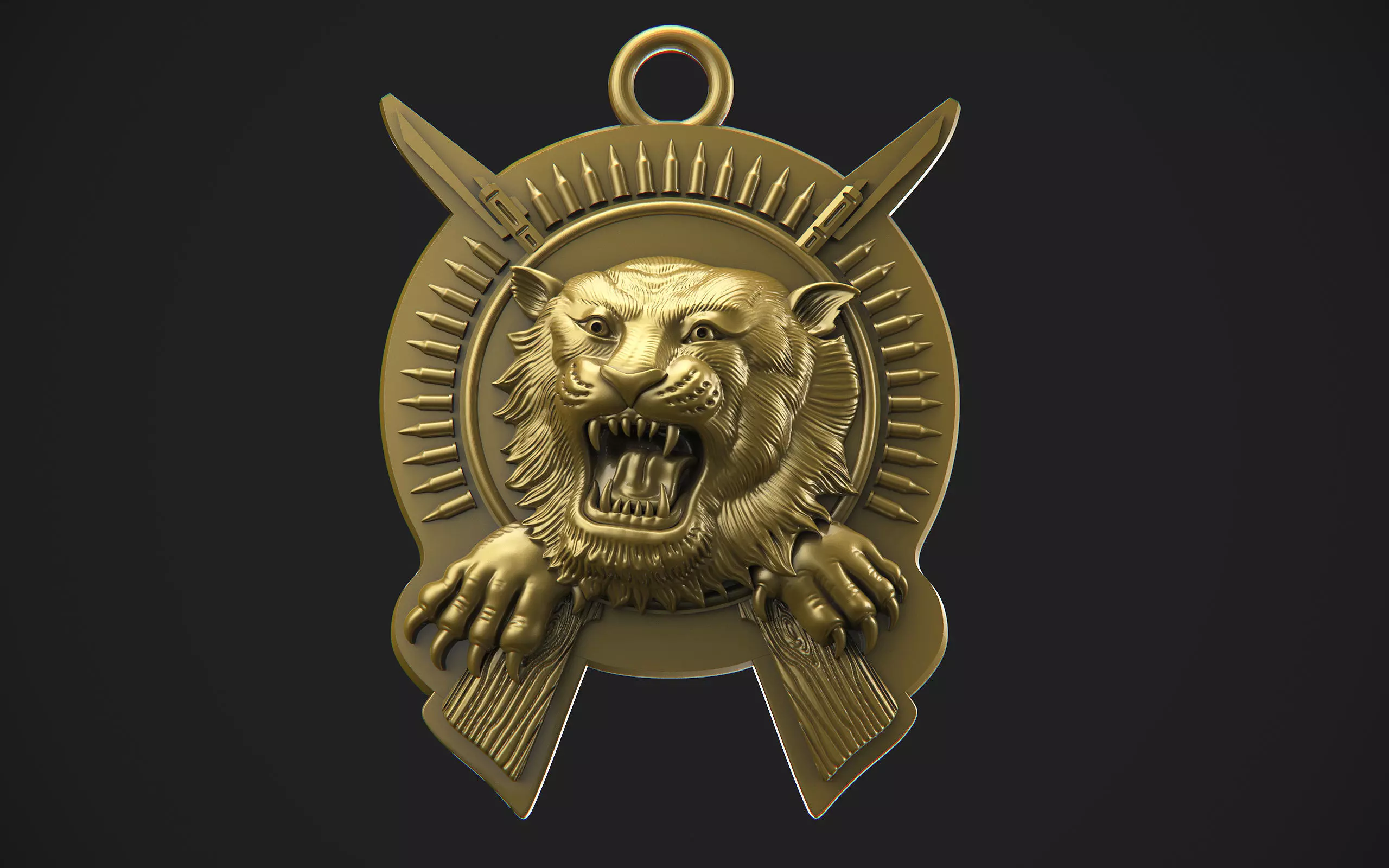 Tiger 3D print model_0