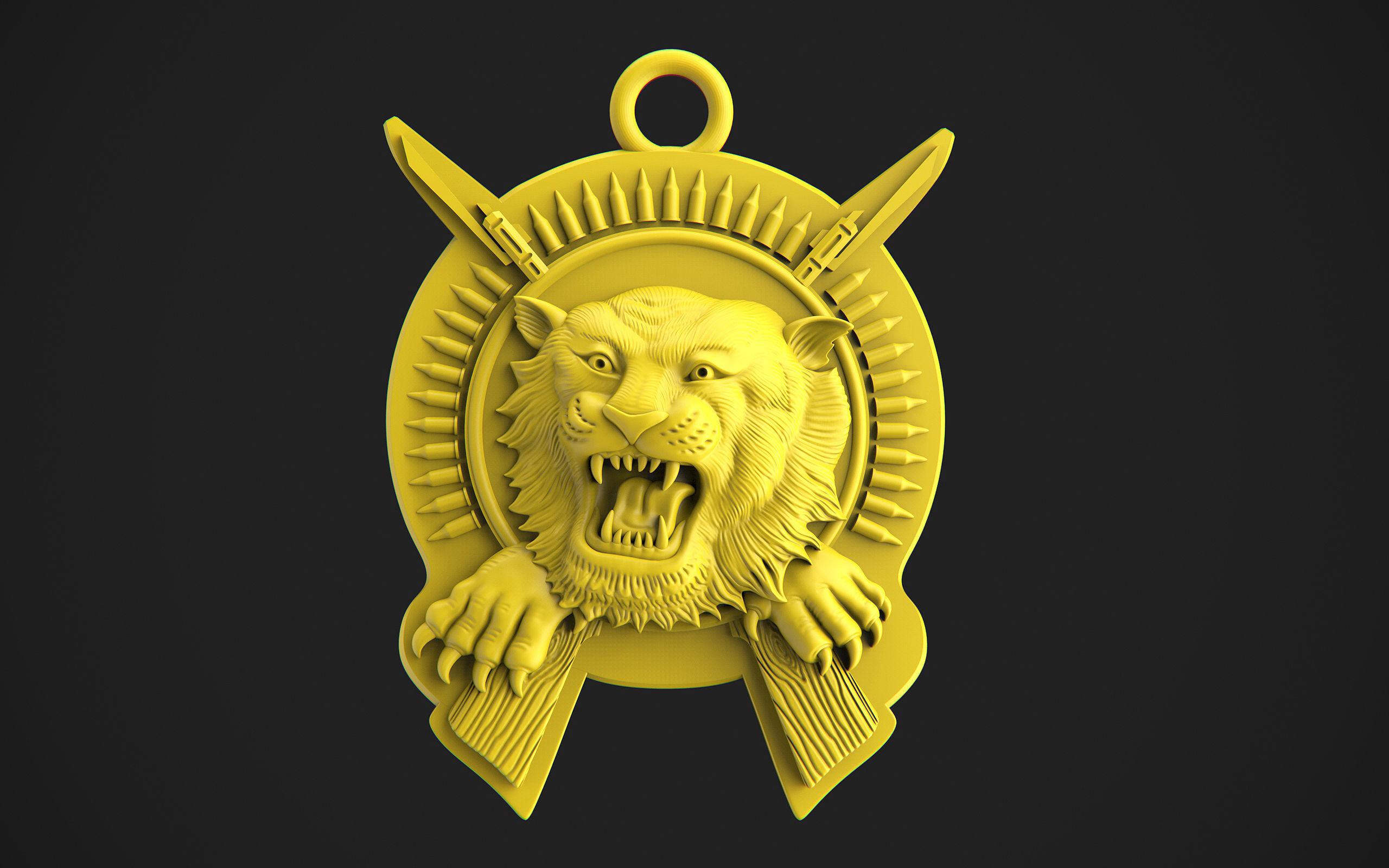 Tiger 3D print model_16