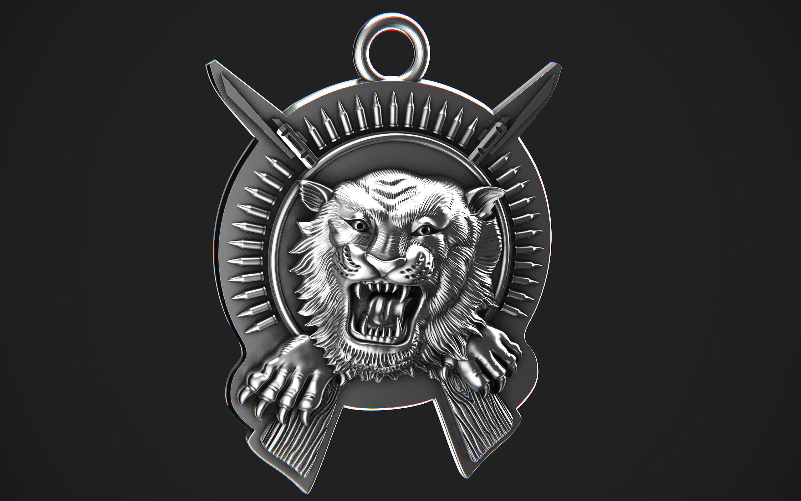 Tiger 3D print model_14