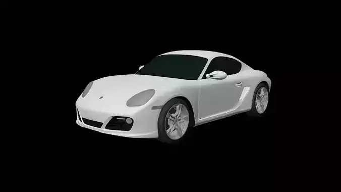 Porsche Cayman S 2011 Rig In Cinema 4d