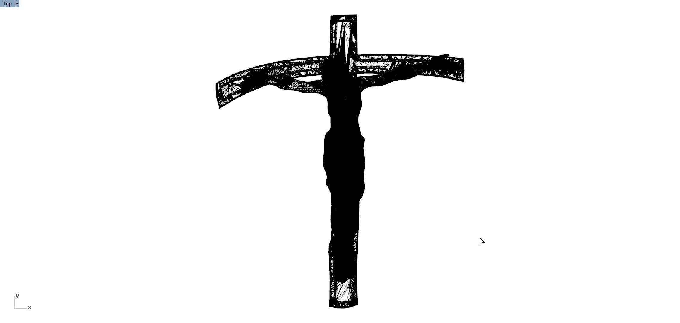 JESUS CROSS PENDENT 3D print model_5