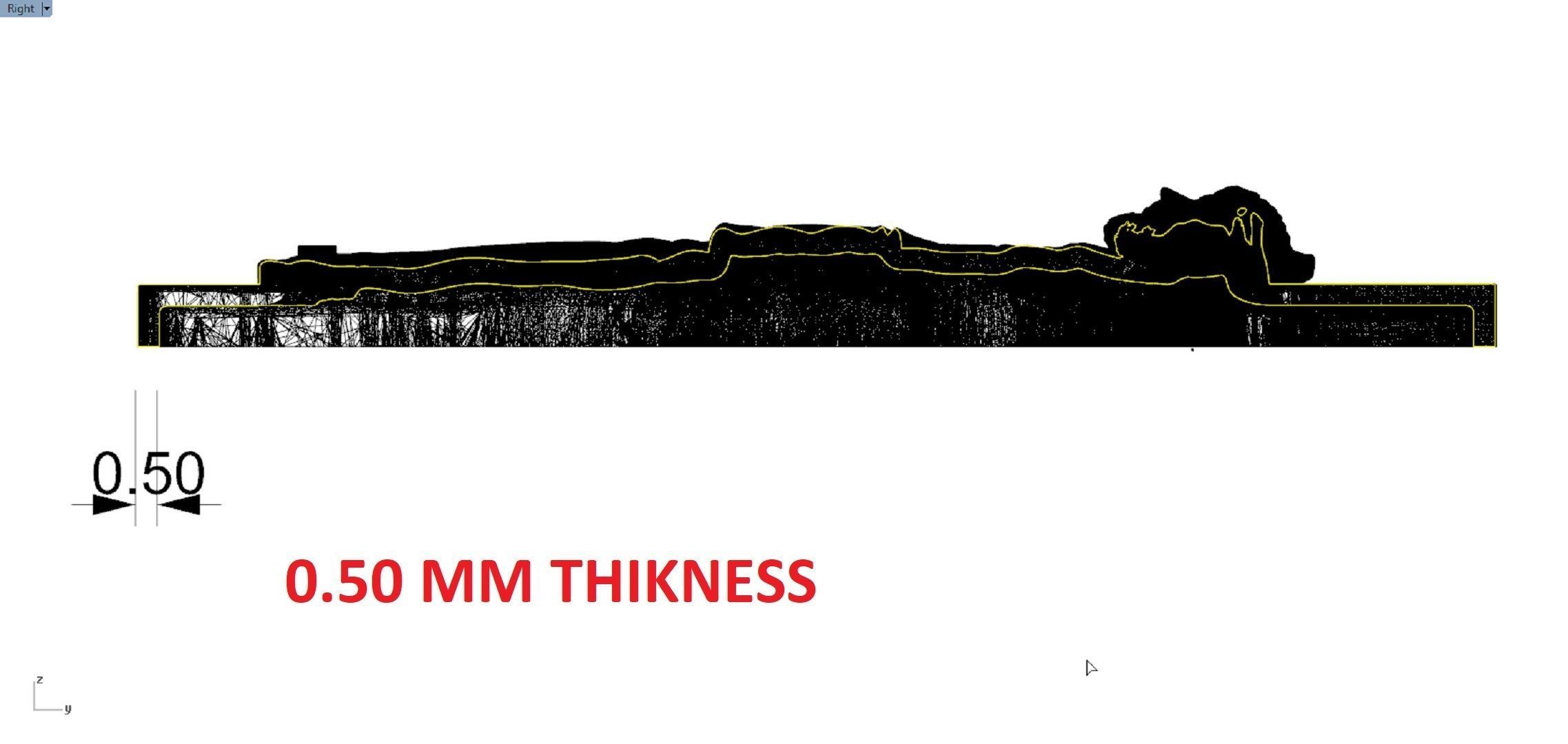 JESUS CROSS PENDENT 3D print model_4