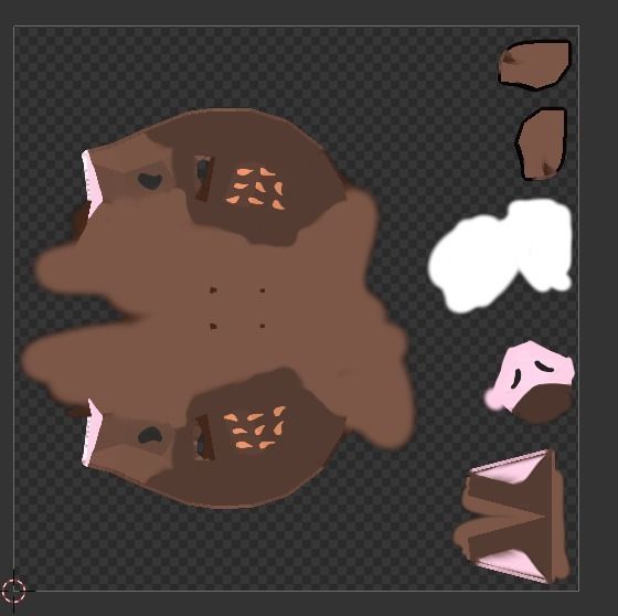 Low Polly Boar with simple rig Free 3D model_4