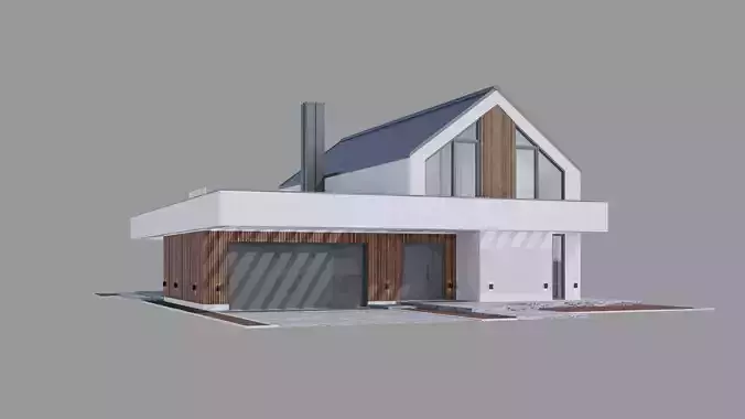 House 12 - residential building 3D model