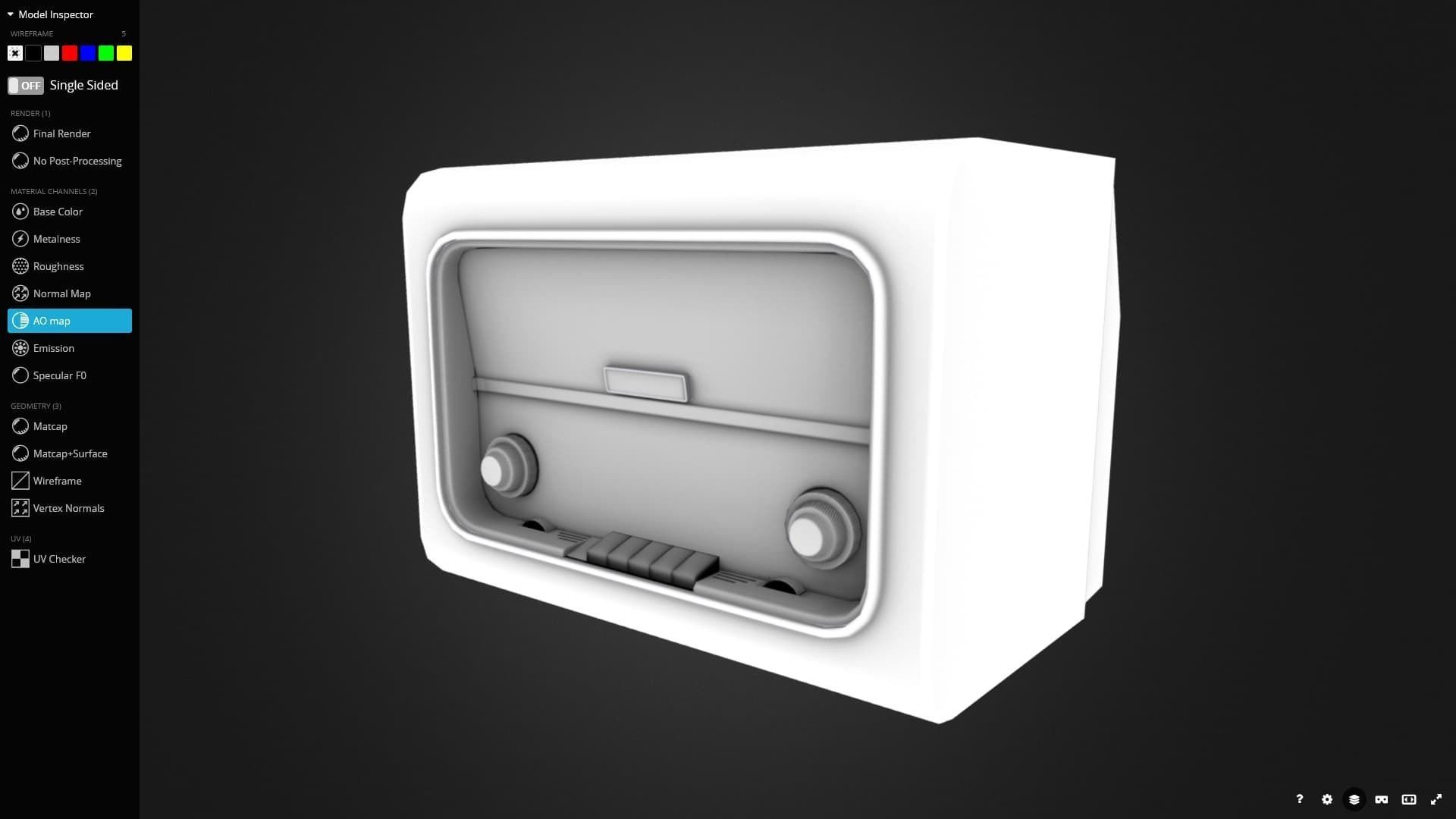 Radio Valve 3D Model Game Ready Low-poly 3D model_12