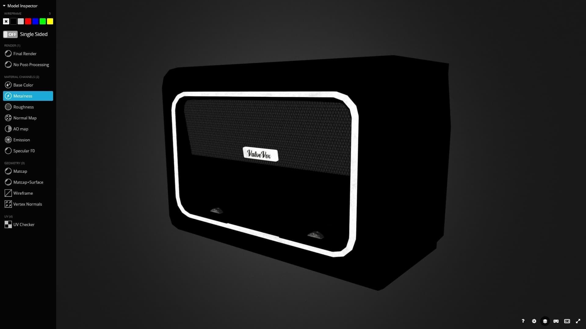 Radio Valve 3D Model Game Ready Low-poly 3D model_9