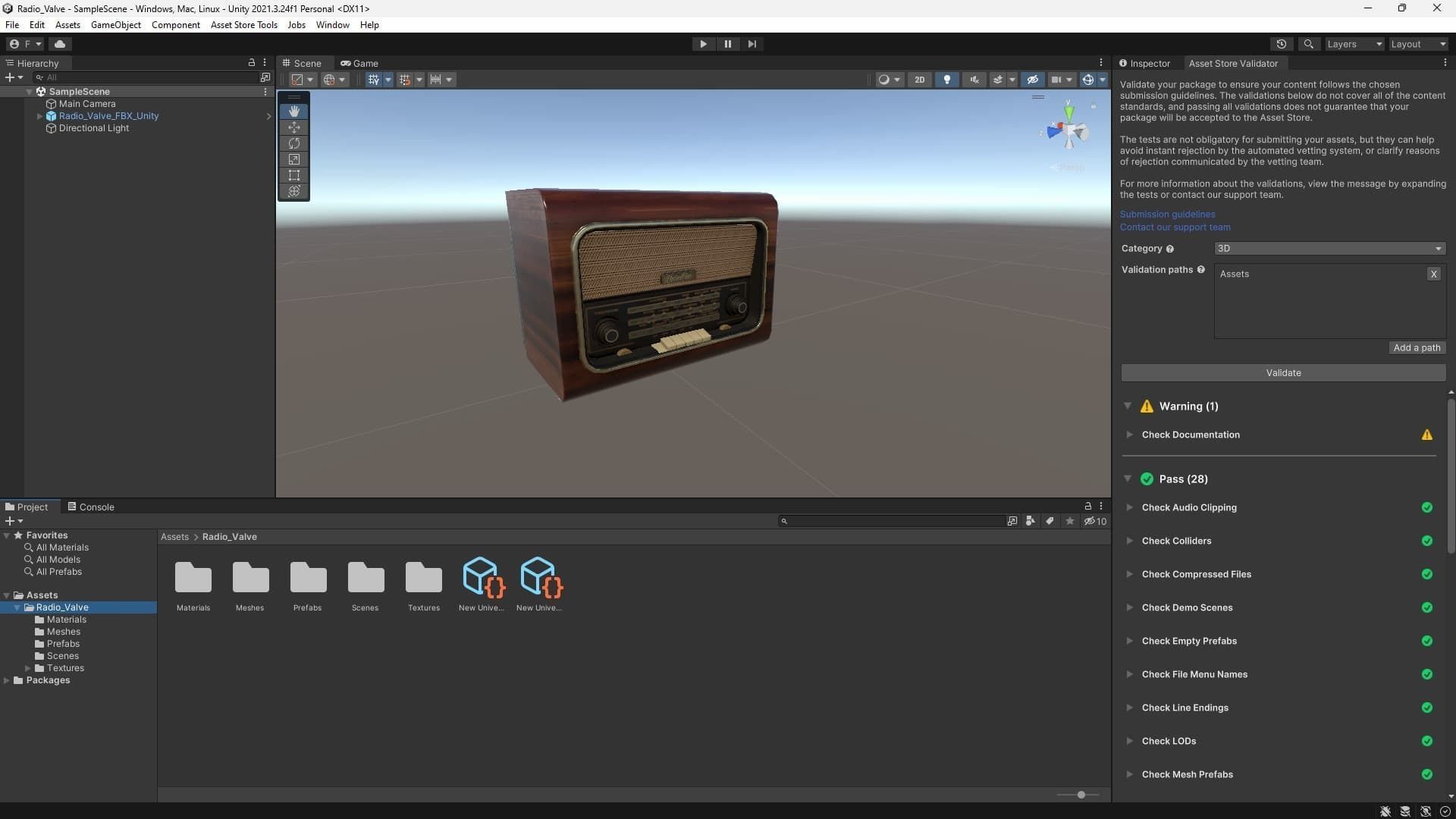 Radio Valve 3D Model Game Ready Low-poly 3D model_6