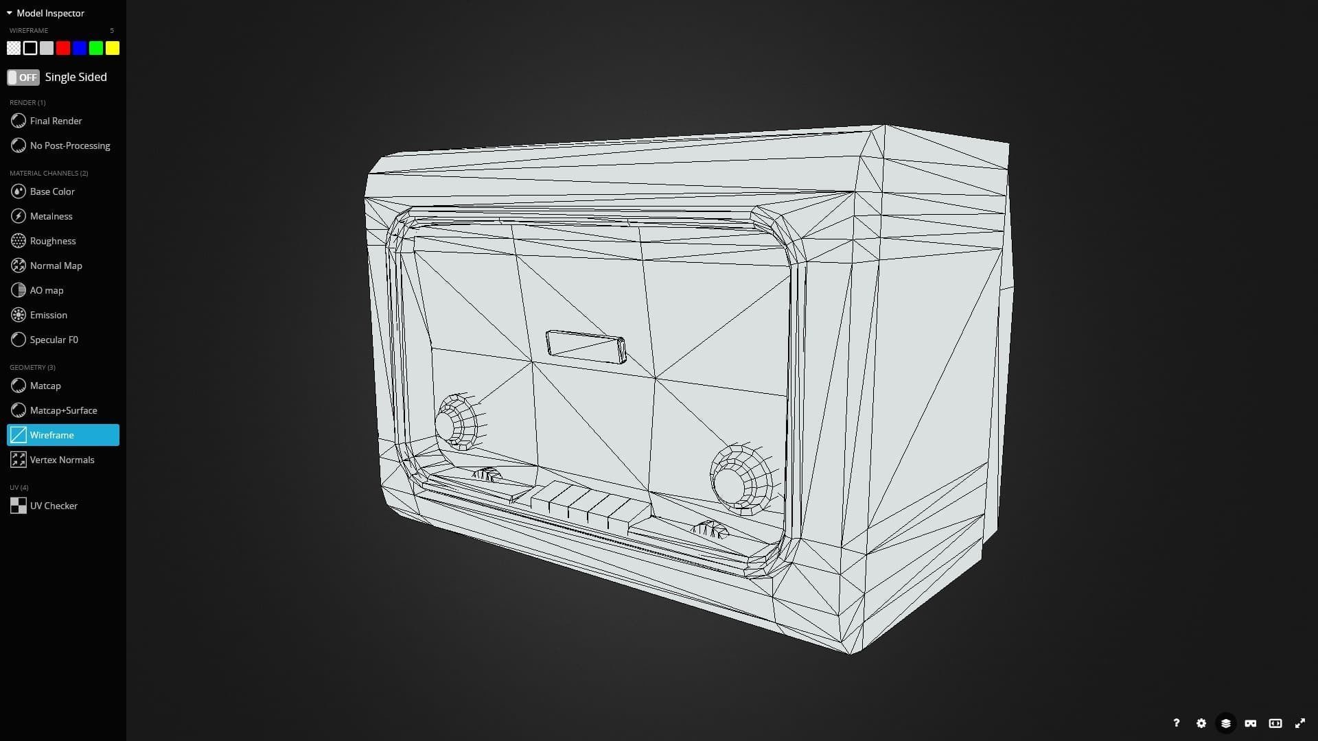 Radio Valve 3D Model Game Ready Low-poly 3D model_15