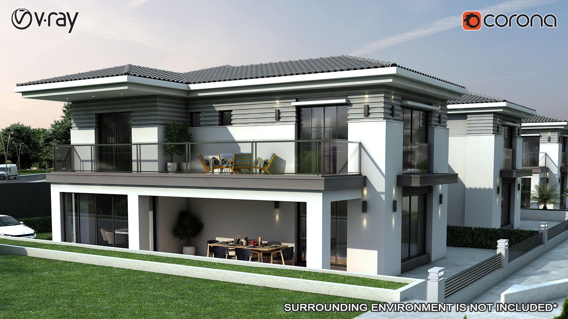 Classic Villa 2 3D model_3