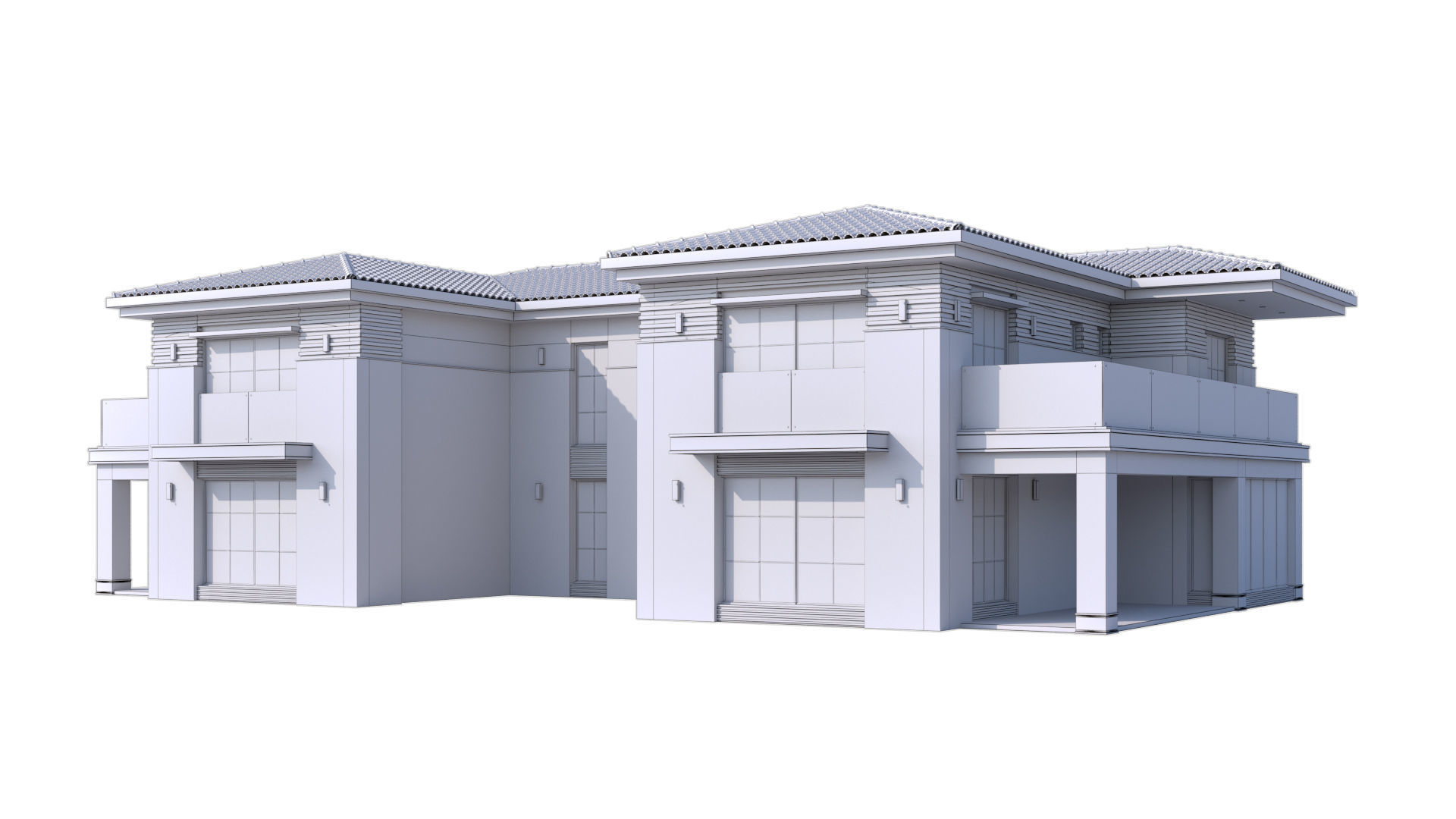 Classic Villa 2 3D model_23