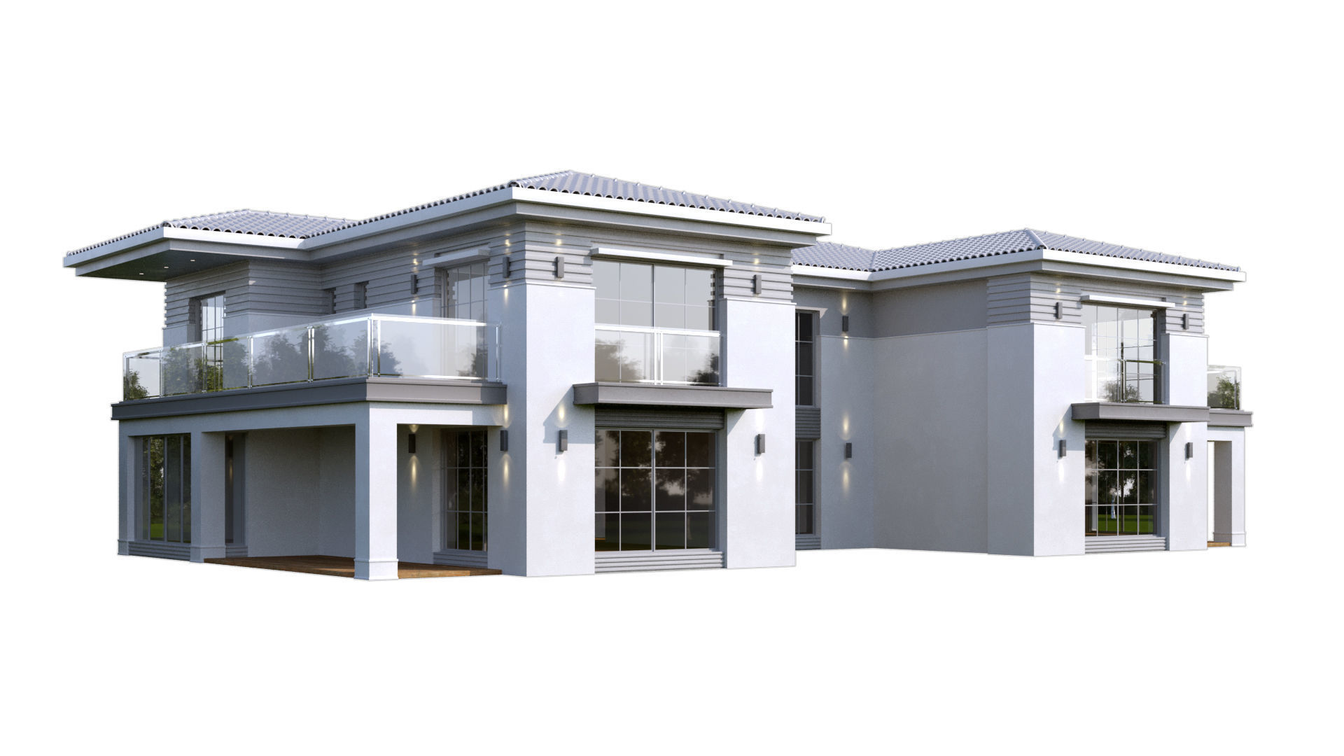 Classic Villa 2 3D model_10