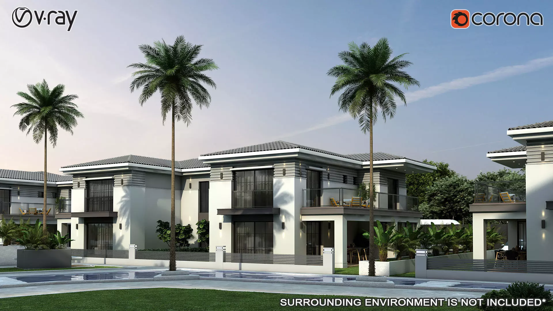 Classic Villa 2 3D model_0