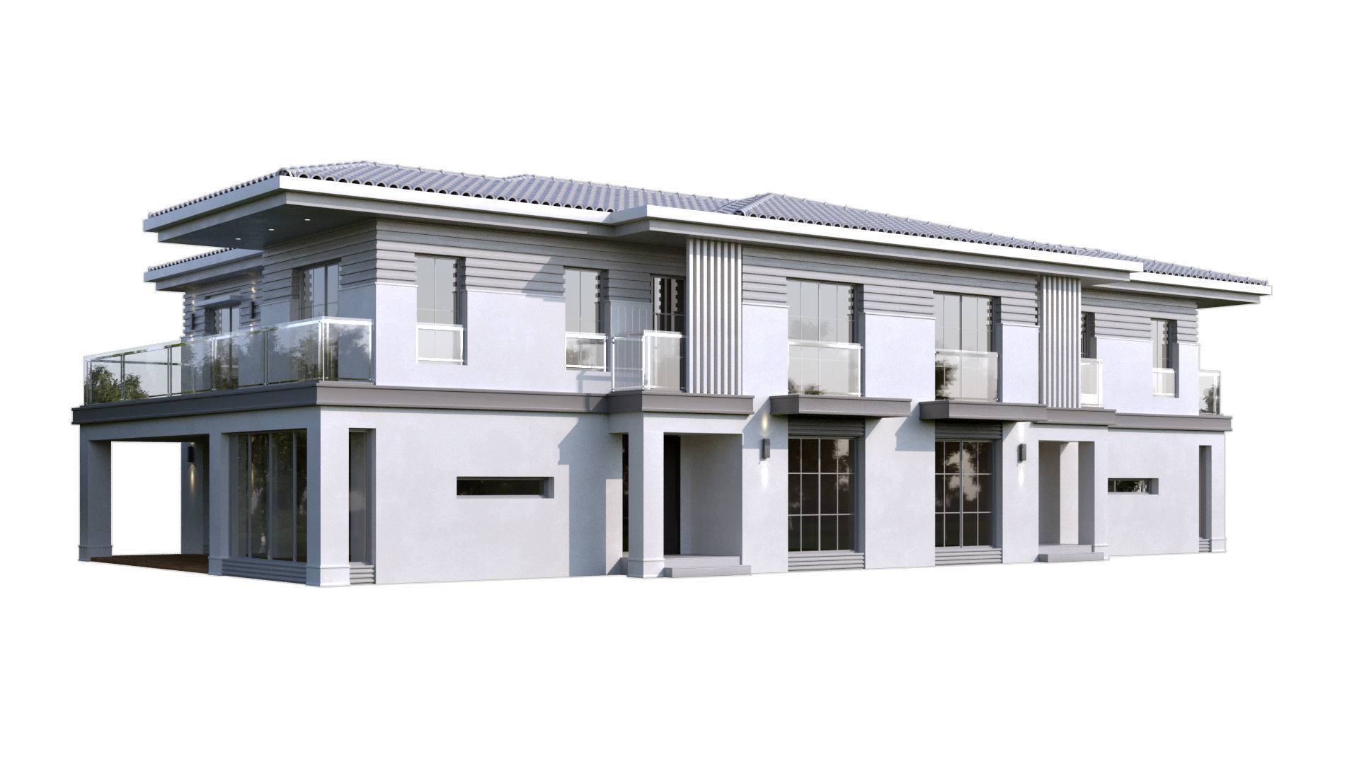 Classic Villa 2 3D model_9