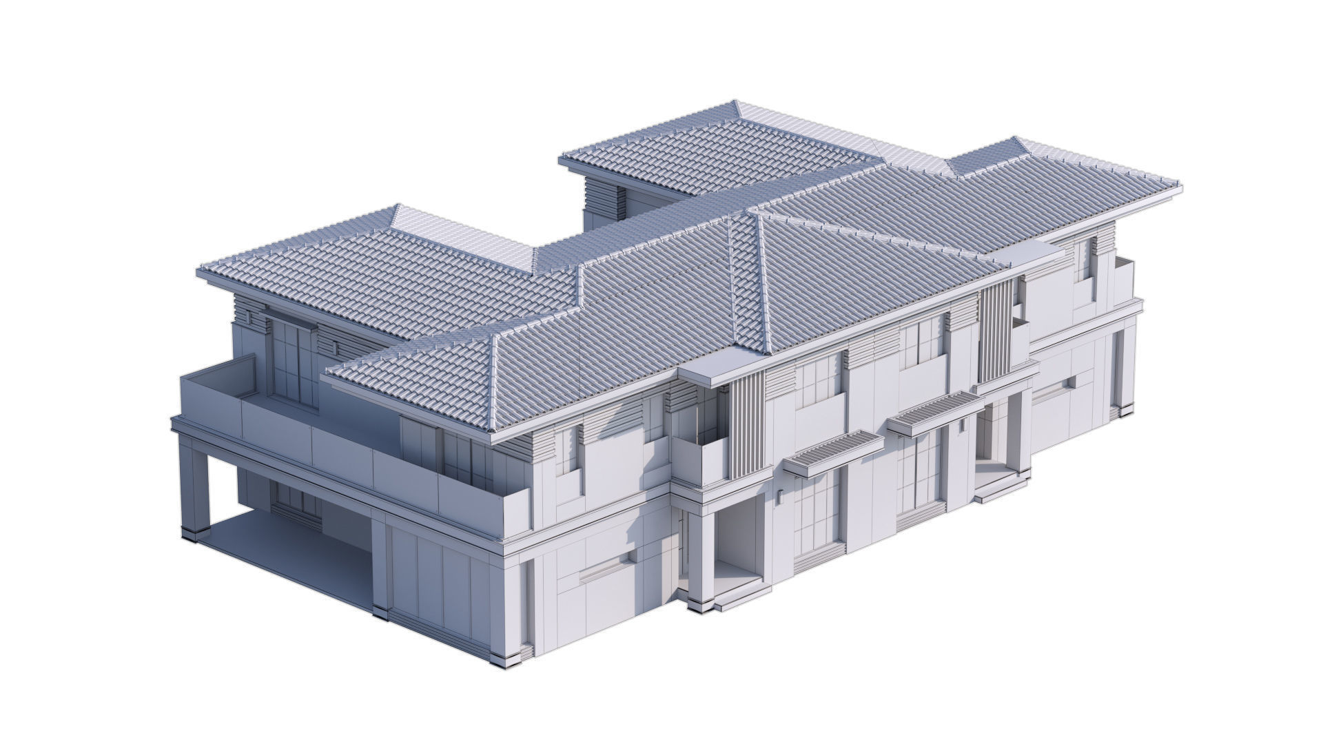 Classic Villa 2 3D model_18