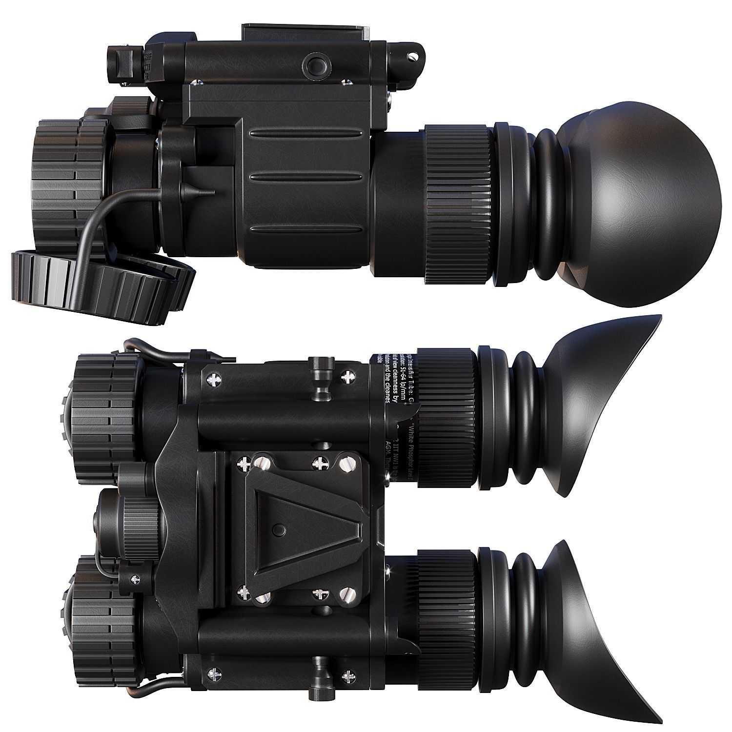 Binocular 3D model_1