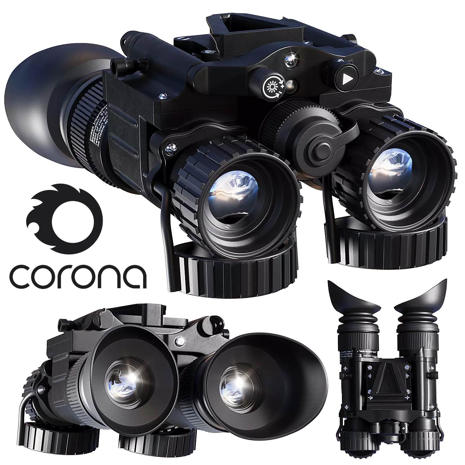 Binocular 3D model_0