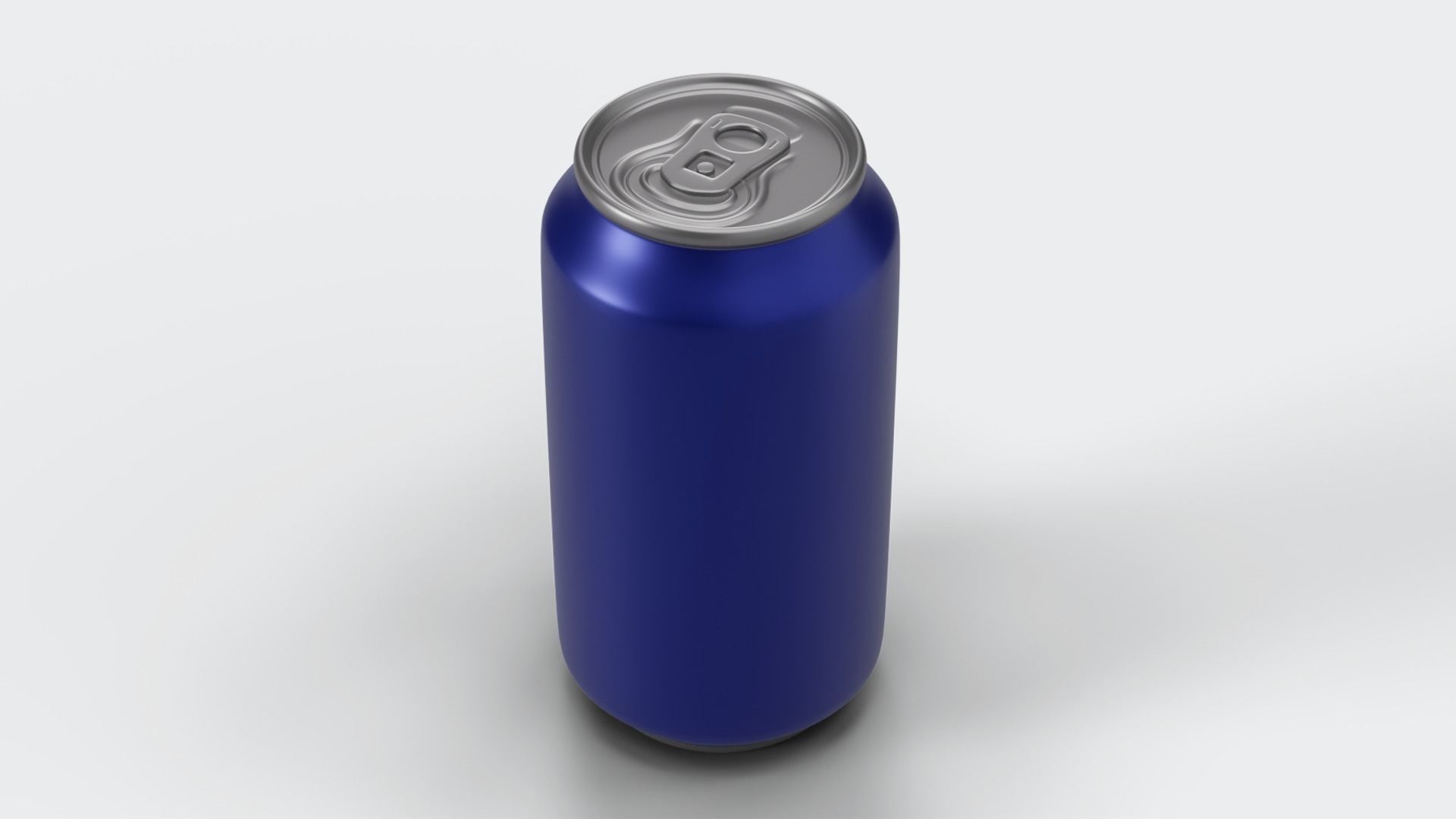 Aluminium can Low-poly 3D model_3