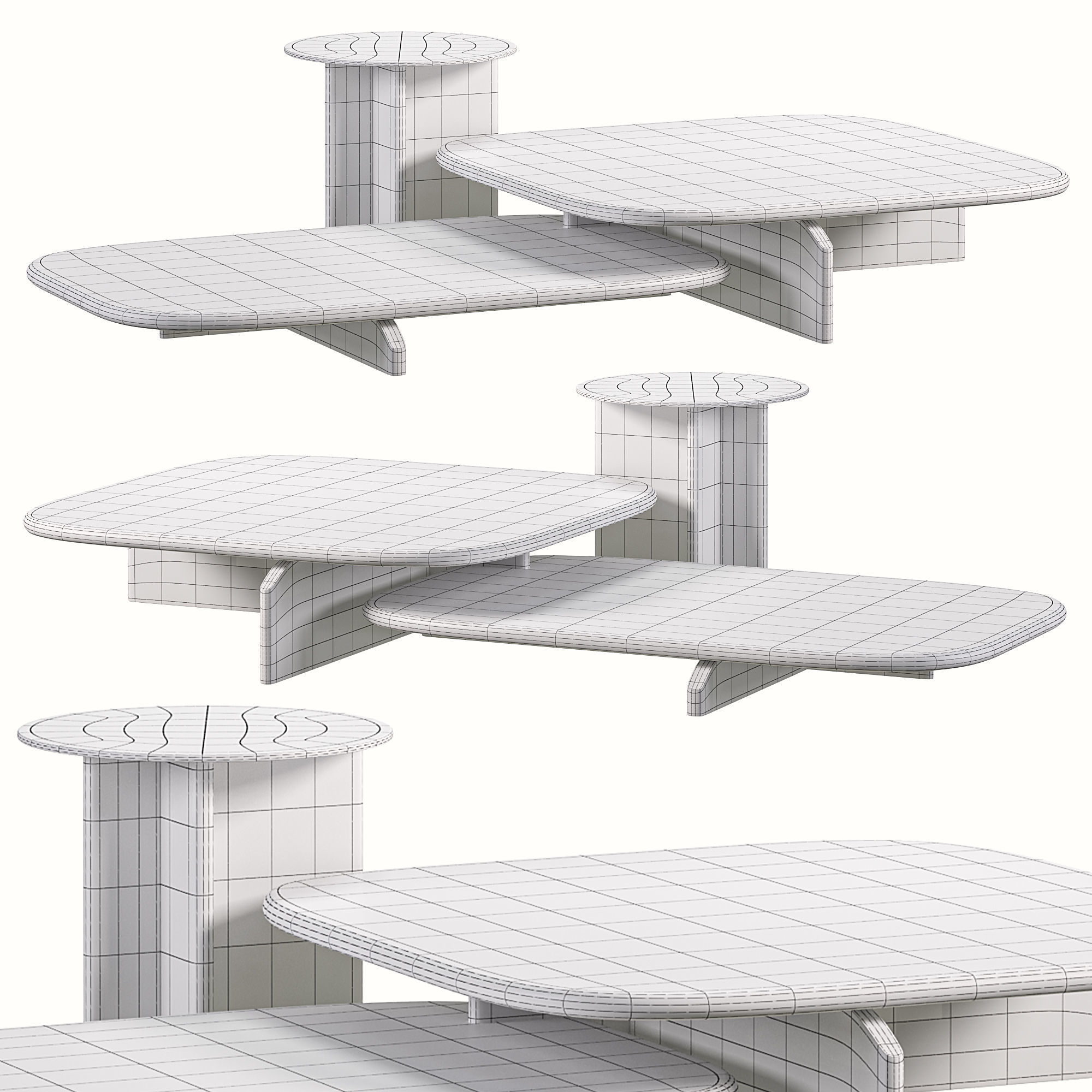 Polyura table by Ditre Italia 3D model_2