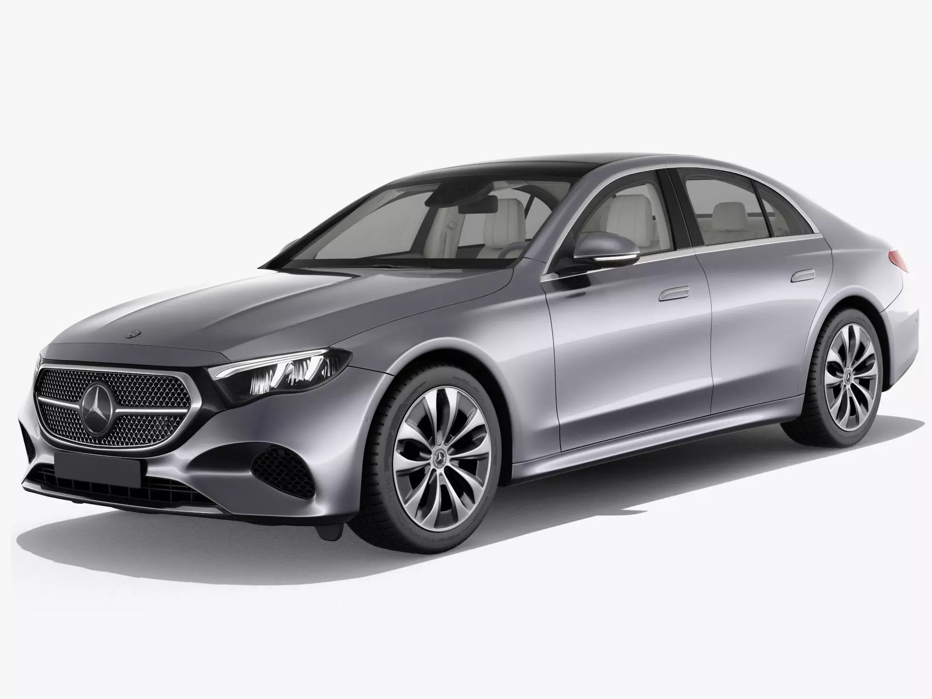 Mercedes-Benz E-class 2024 with interior 3D model