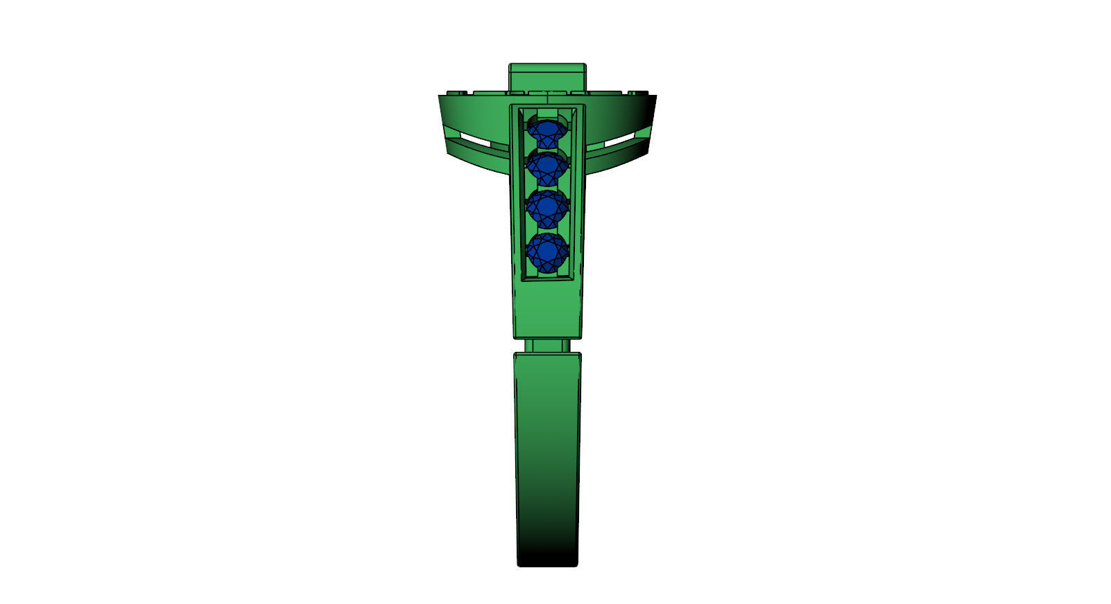 Bvlgari Ring 3D print model_8