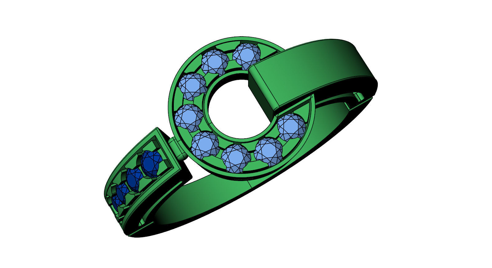 Bvlgari Ring 3D print model_4