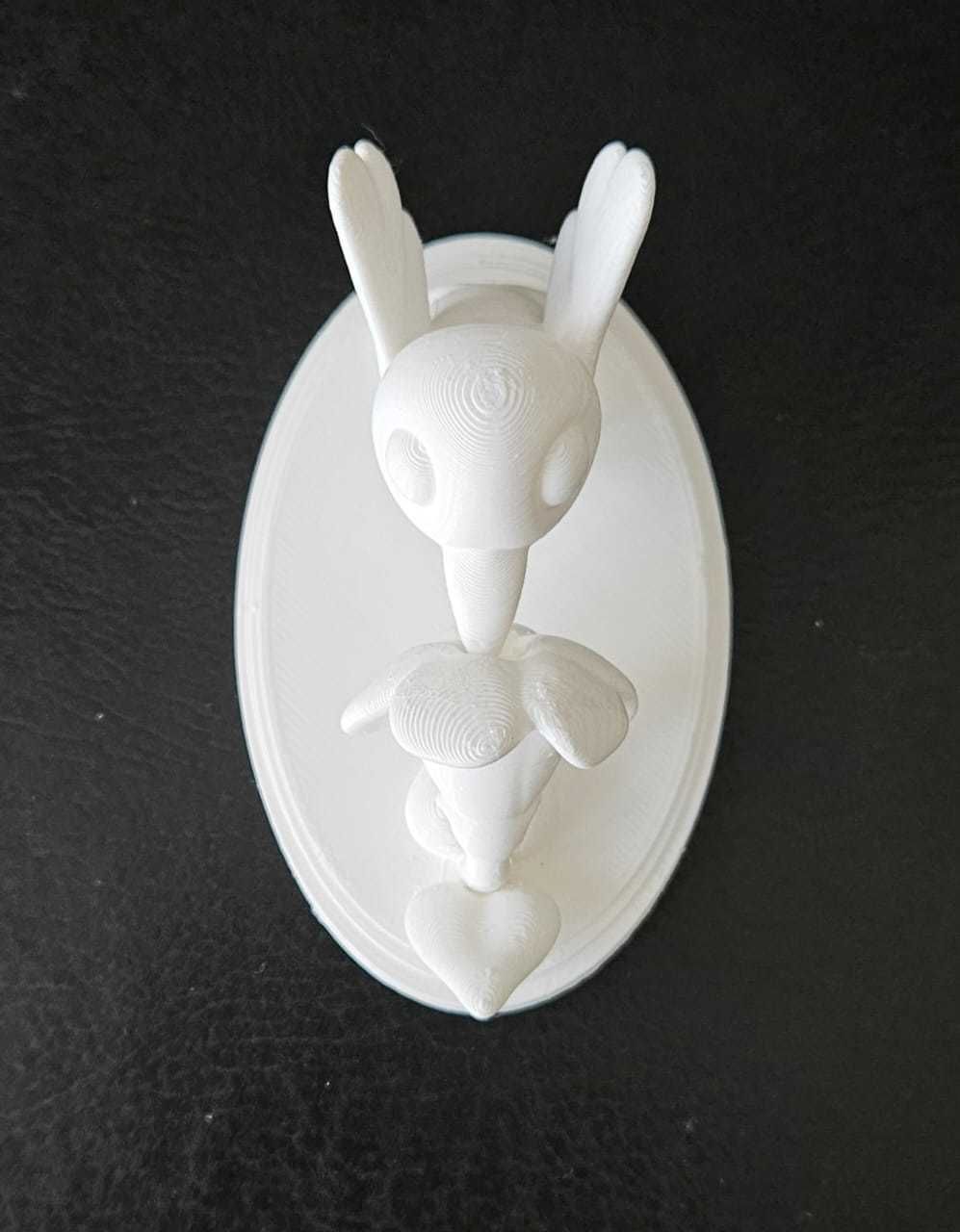 Hummingbird and Flower 3D print model_10