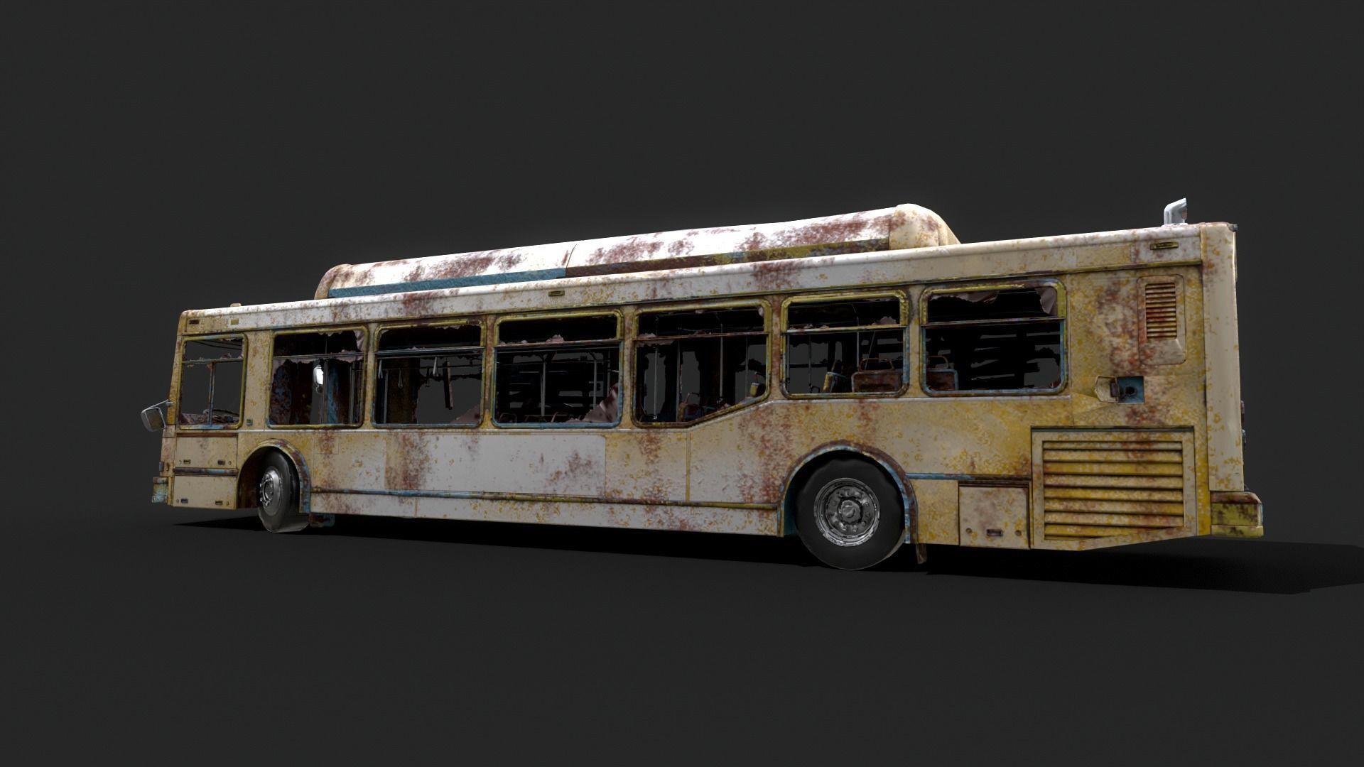 Old bus  3D model_4