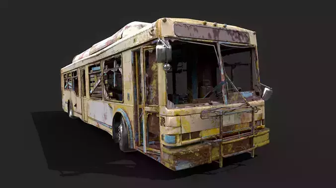 Old bus  3D model