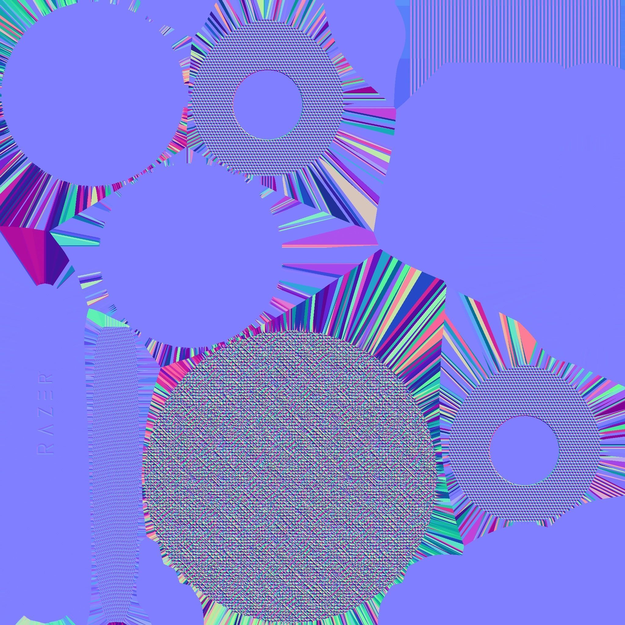 RAZER KRAKEN ULTIMATE GAMING HEADSET 3D LOW POLY MODEL Low-poly 3D model_10