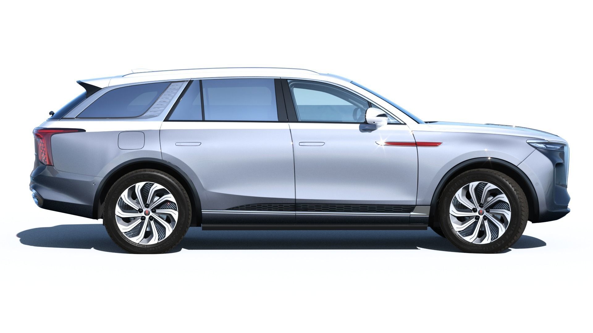 FAW Hongqi E-HS9 EV 2022 With interior 3D model_11