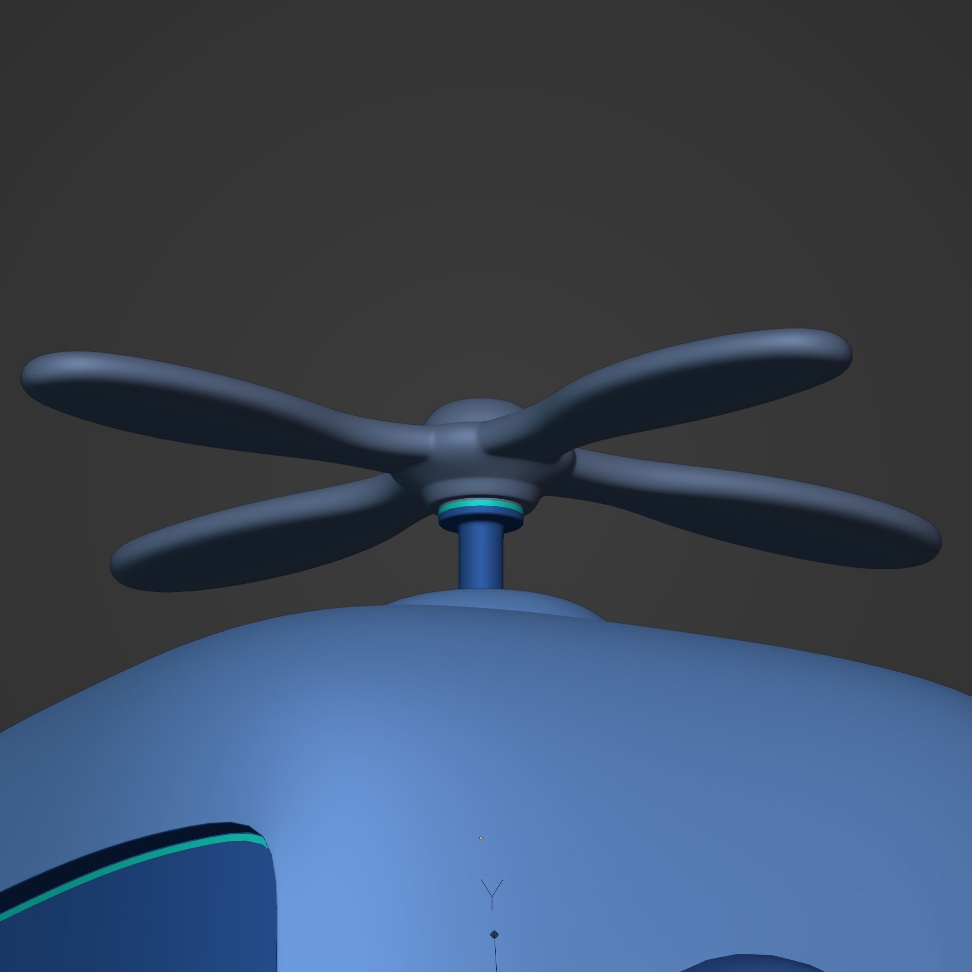 Cartoon Android Robot -- Rigged Low-poly 3D model_14