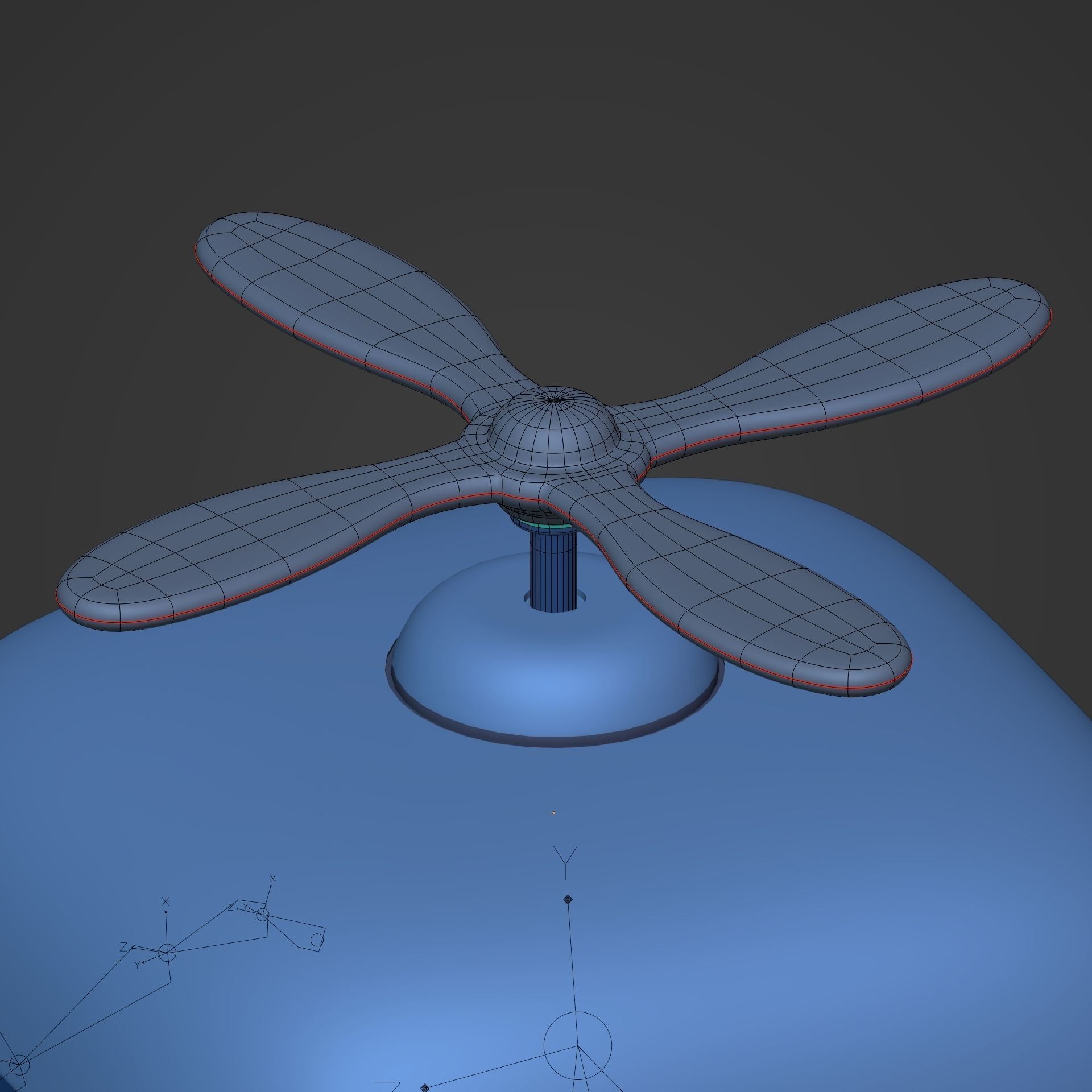 Cartoon Android Robot -- Rigged Low-poly 3D model_13