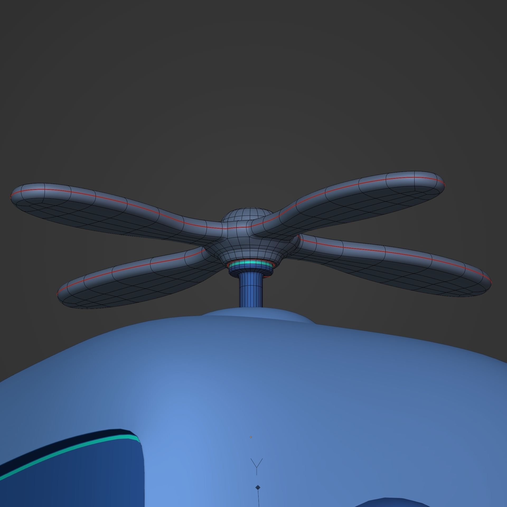 Cartoon Android Robot -- Rigged Low-poly 3D model_15