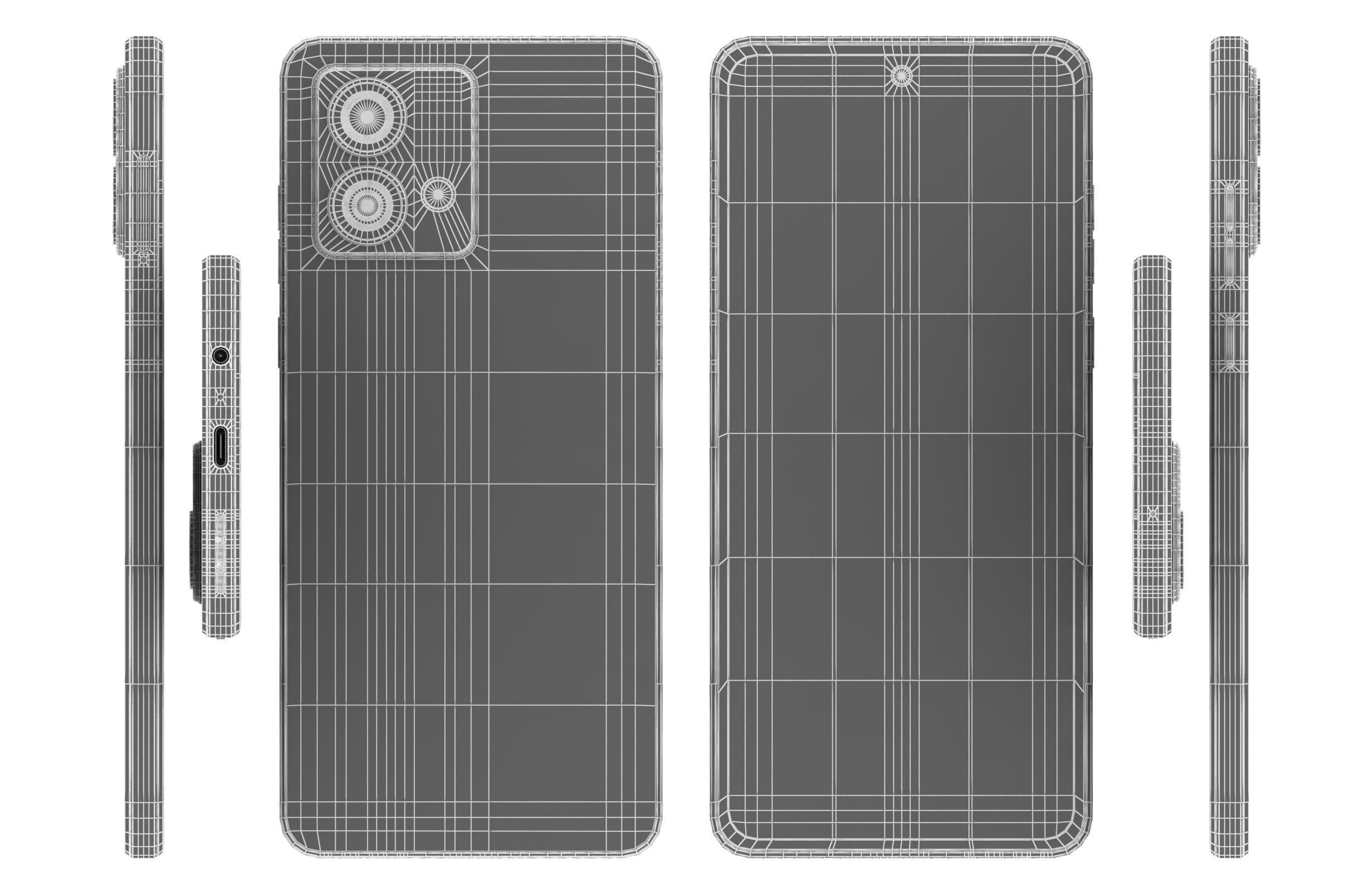 Motorola Moto G84 All Colors 3D model_41