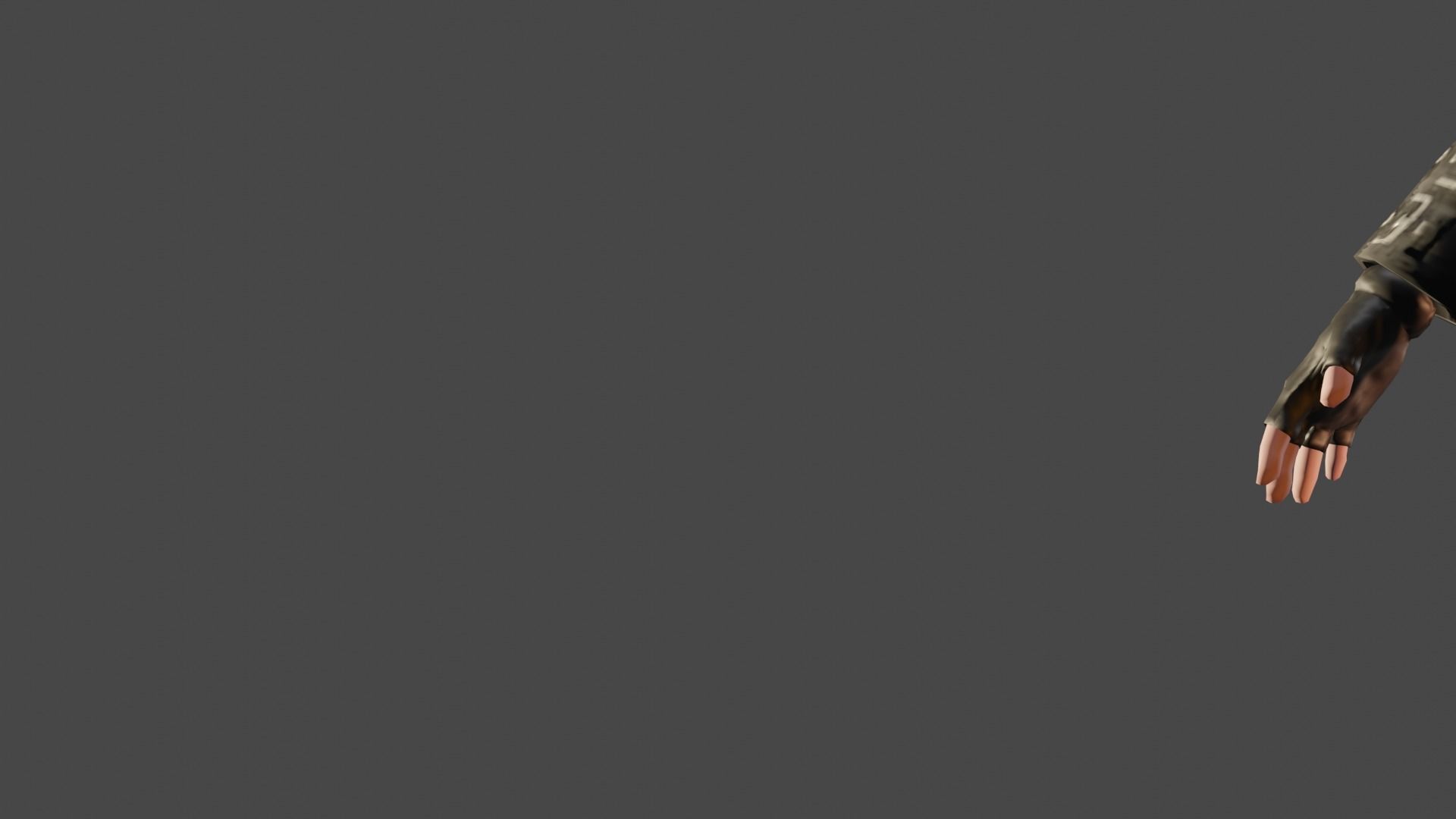 3d glb halloween man made in blender  Low-poly 3D model_65