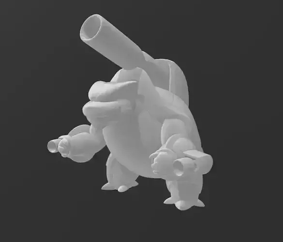 MEGA BLASTOISE MEGA TORTANK 3D MODEL 
