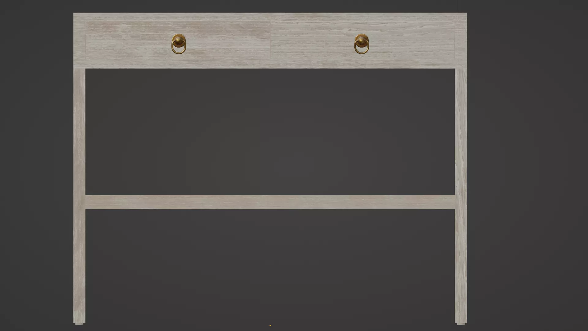 Desk Elin 40 Low-poly 3D model_0