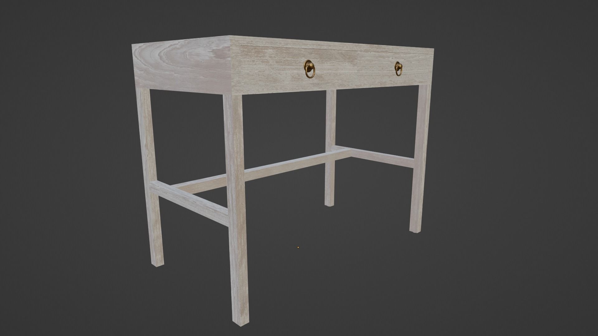Desk Elin 40 Low-poly 3D model_1