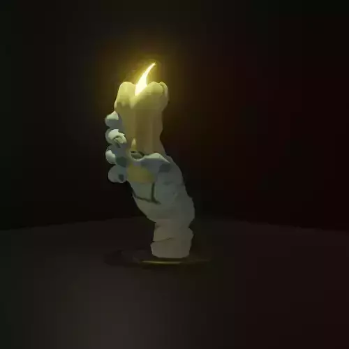 LAMPARA FUNCIONAL PARA HALLOWEEN VELA MOMIA  3D print model