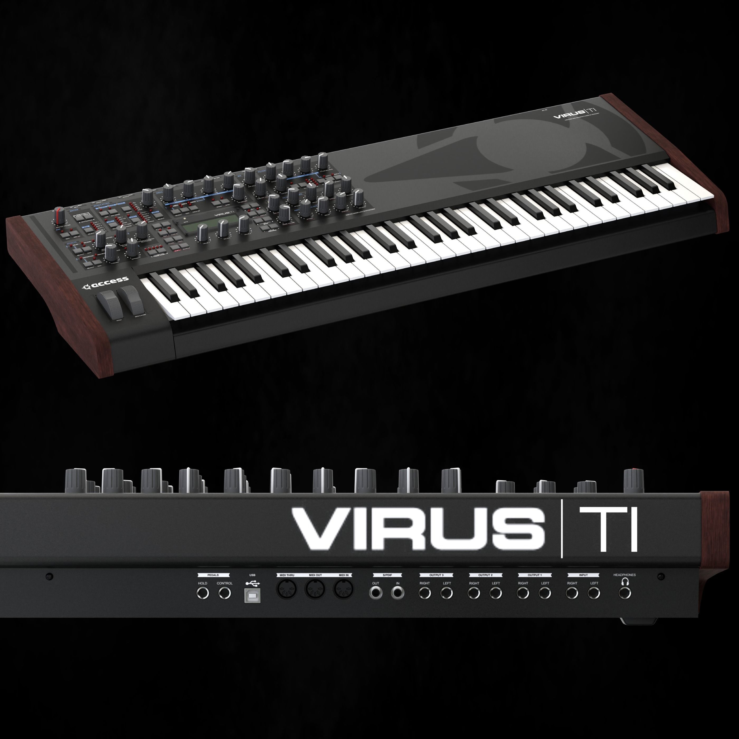 Synthesizer - Access Virus T1 3D model_1