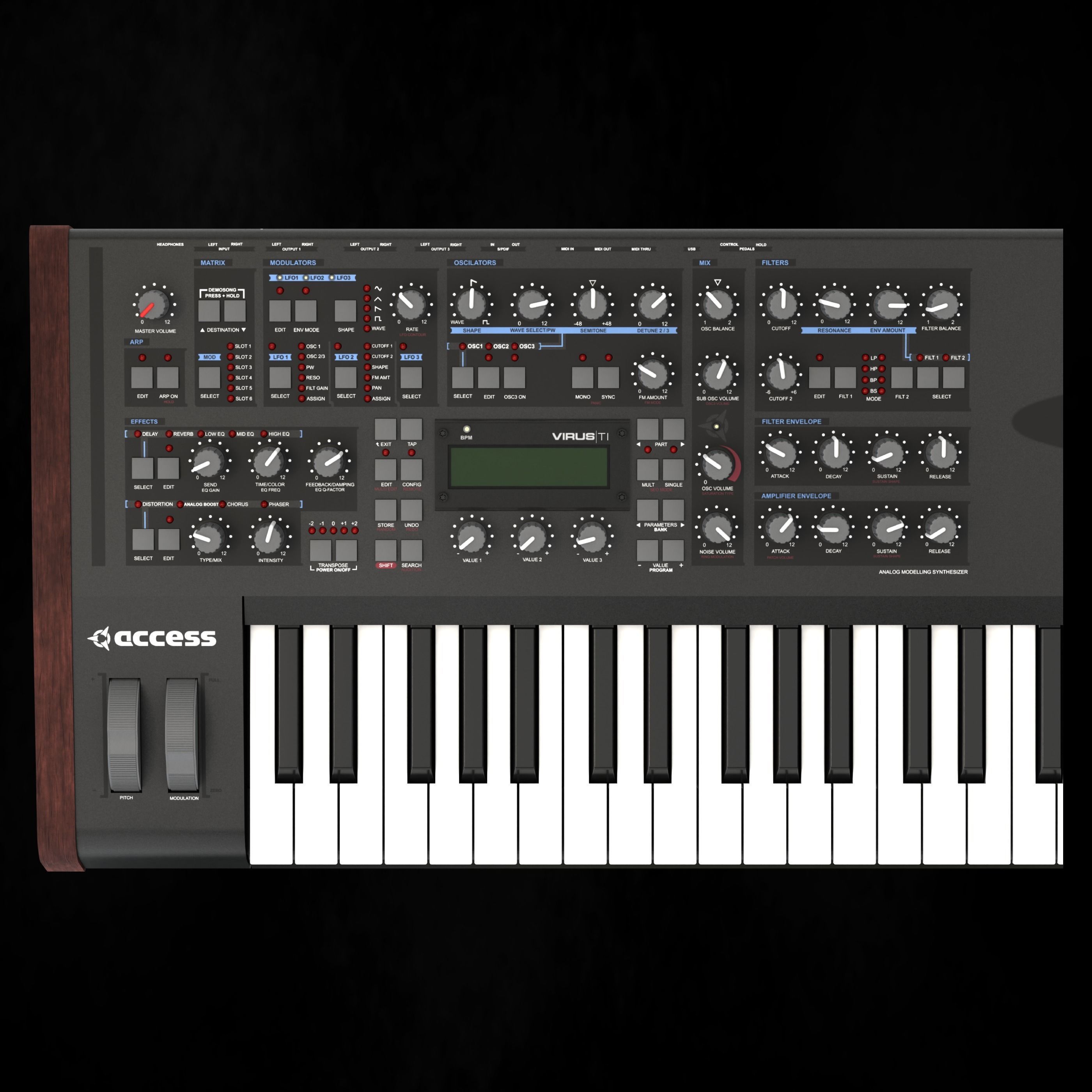 Synthesizer - Access Virus T1 3D model_2