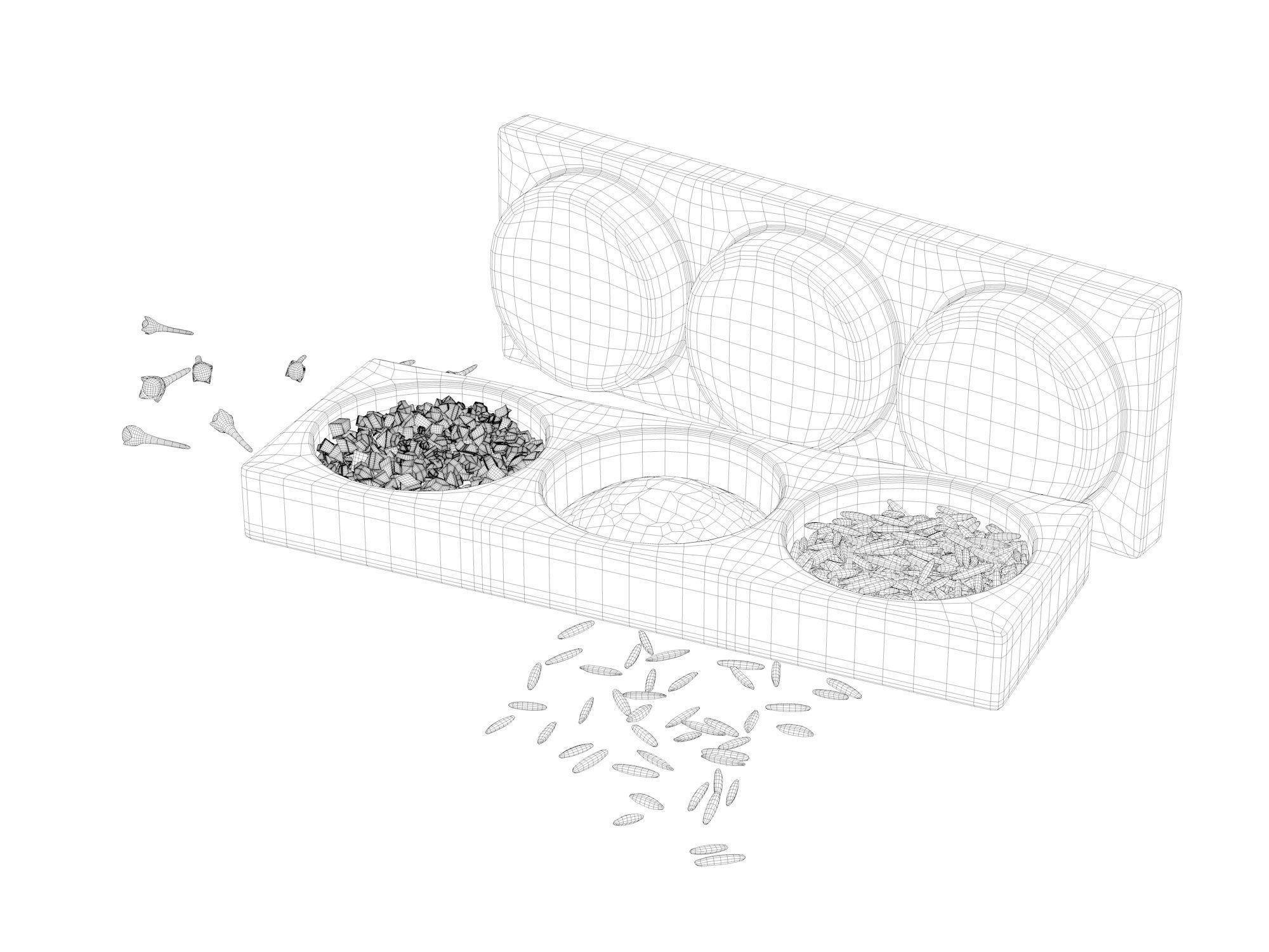 Sorting Tray with Ingredients 3D model_3