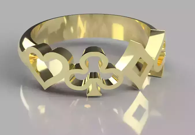 card ring 3D print model