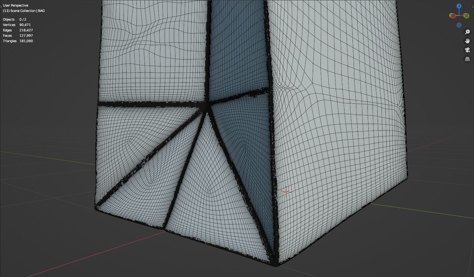 Paper Shopping Bag 3D model_7