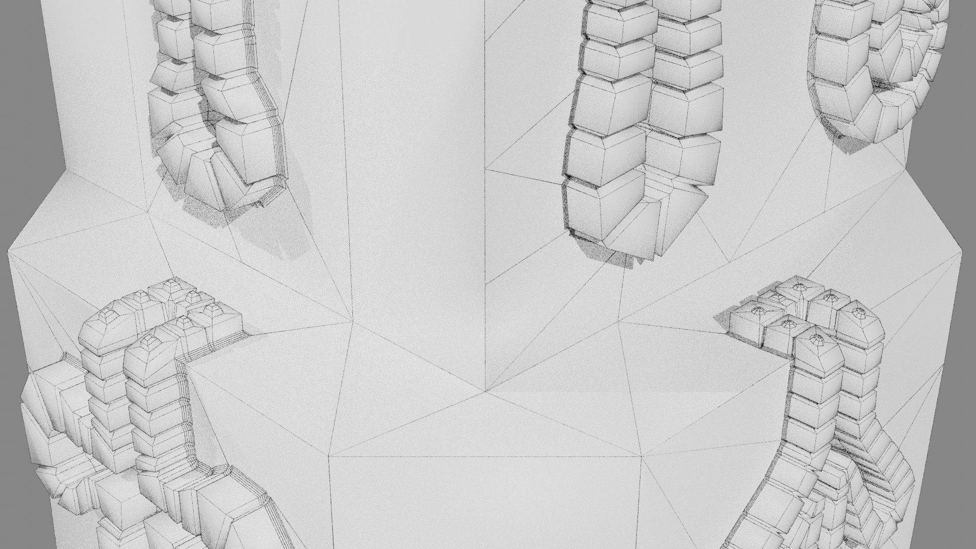 Ducts glands type simple compound alveolar tubular 3D model_66