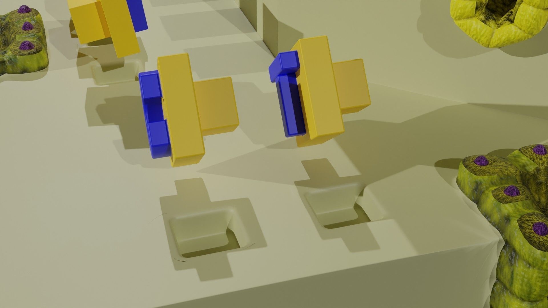 Ducts glands type simple compound alveolar tubular 3D model_37