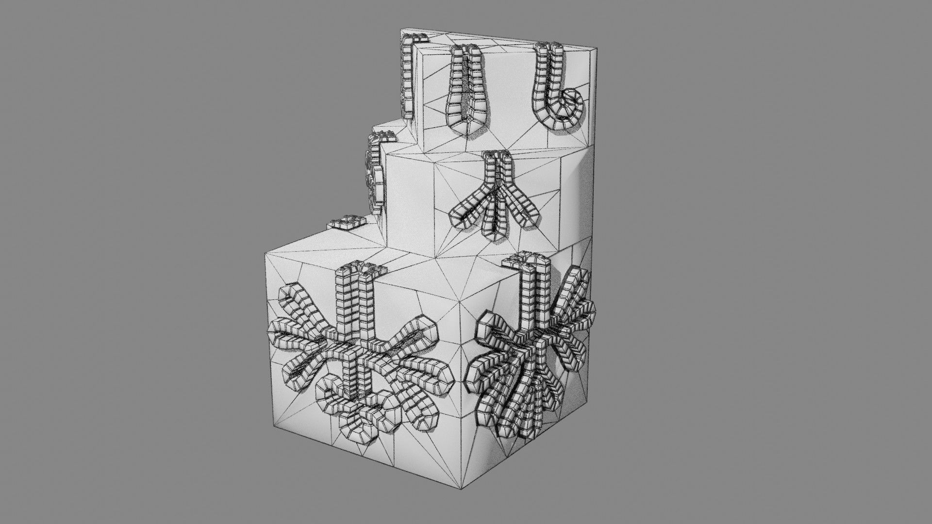 Ducts glands type simple compound alveolar tubular 3D model_59